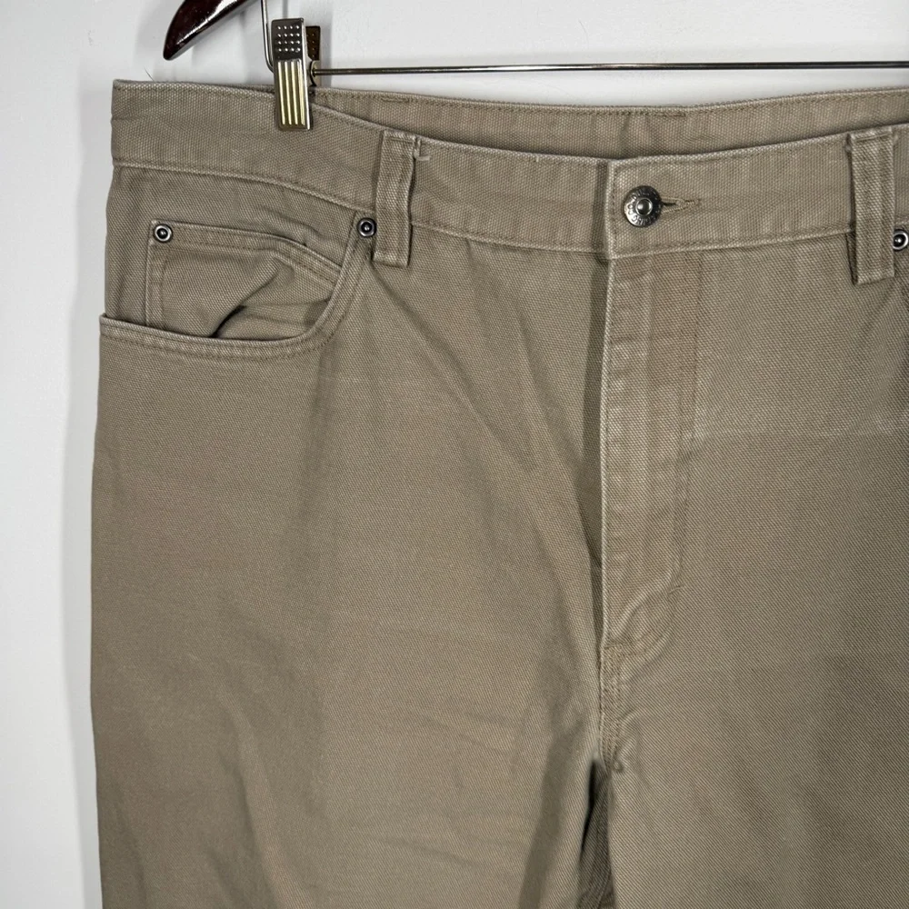 Duluth Trading Men's Tan Jeans Size 40x30 100% Cotton Pants